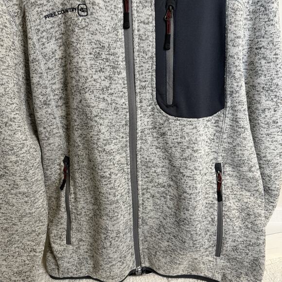 Free Country Men's Stretch Wind & Water Resistant Softshell Jacket Large - Picture 5 of 14